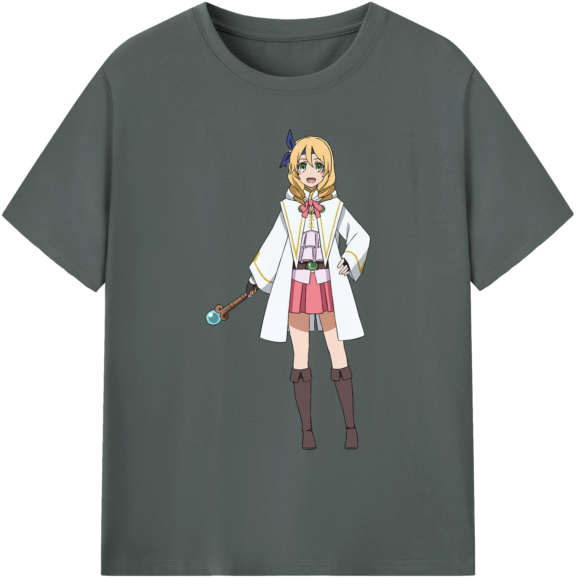 （画像用） 転スラ Regarding Reincarnated to Slime 綿100％ メンズ半袖Tシャツ｜肌触りやわらか＆通気性